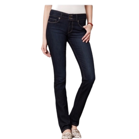 Paige Hidden Hills Dark Wash Straight leg Jeans jeans - Picture 3 of 13